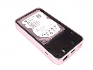 WiFi Hard Drive for iPhone/Android, 2.5" HDD USB 3.0 Enclosure Case