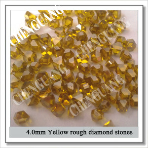 Synthetic Rough Diamond, Light Yellow Diamond, Good Price of Diamond