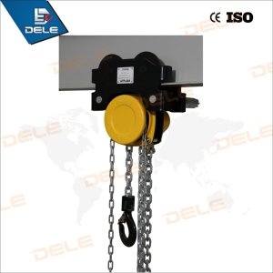Low Headroom 2ton Chain Hoist with Trolley