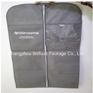 Non Woven Suit Cover with Zipper and Window
